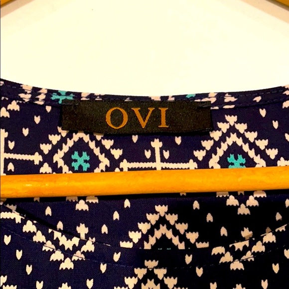 Ovi Print Dress Size Small - Picture 8 of 10